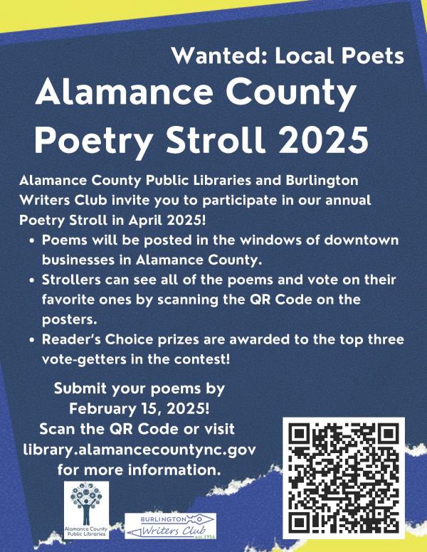 Local Poets Wanted