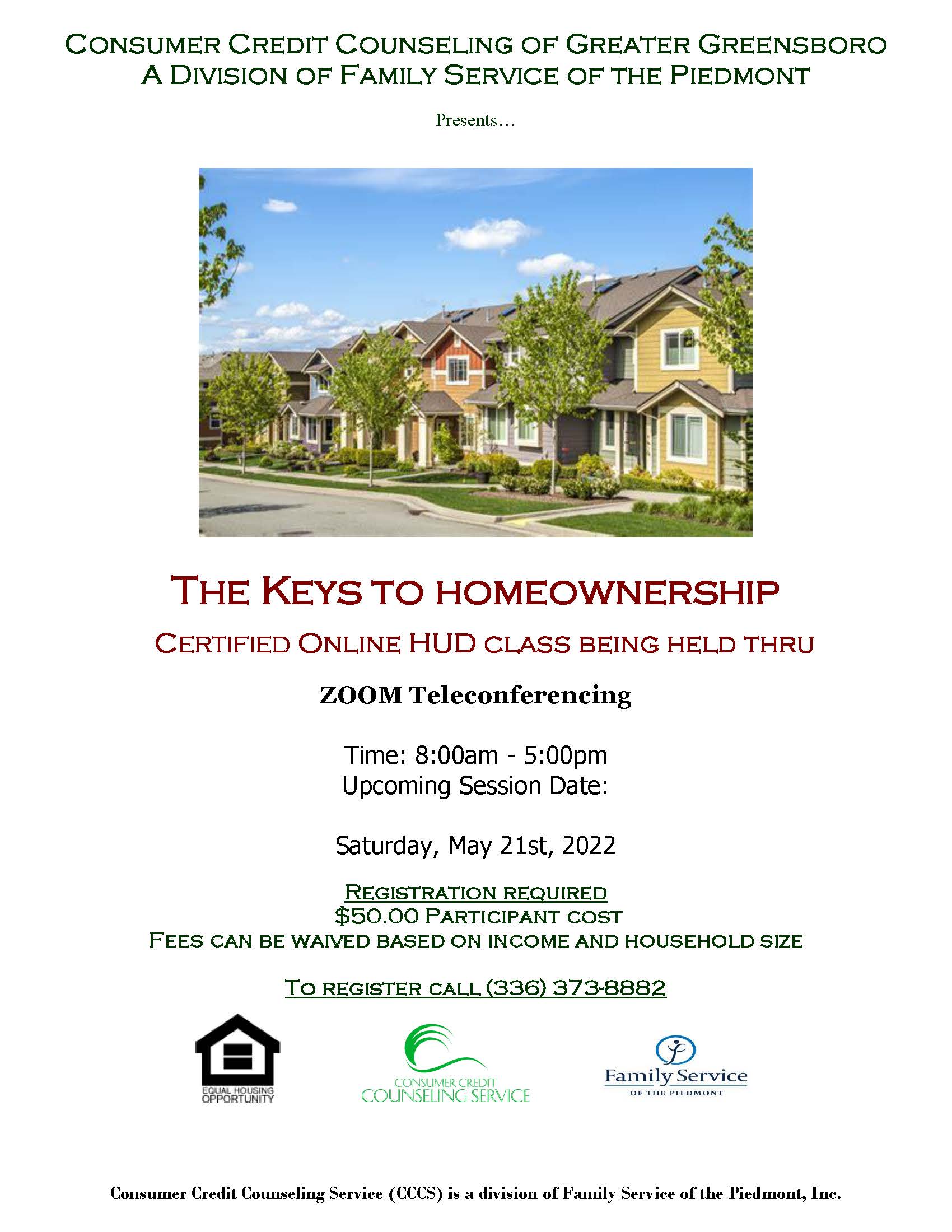 Keys to Homeownership Workshop flyer