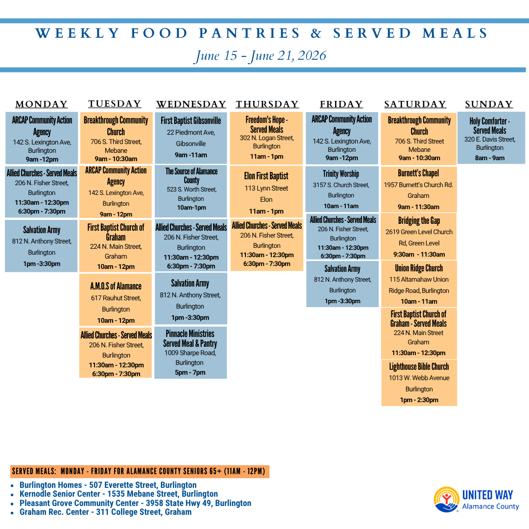 food calendar