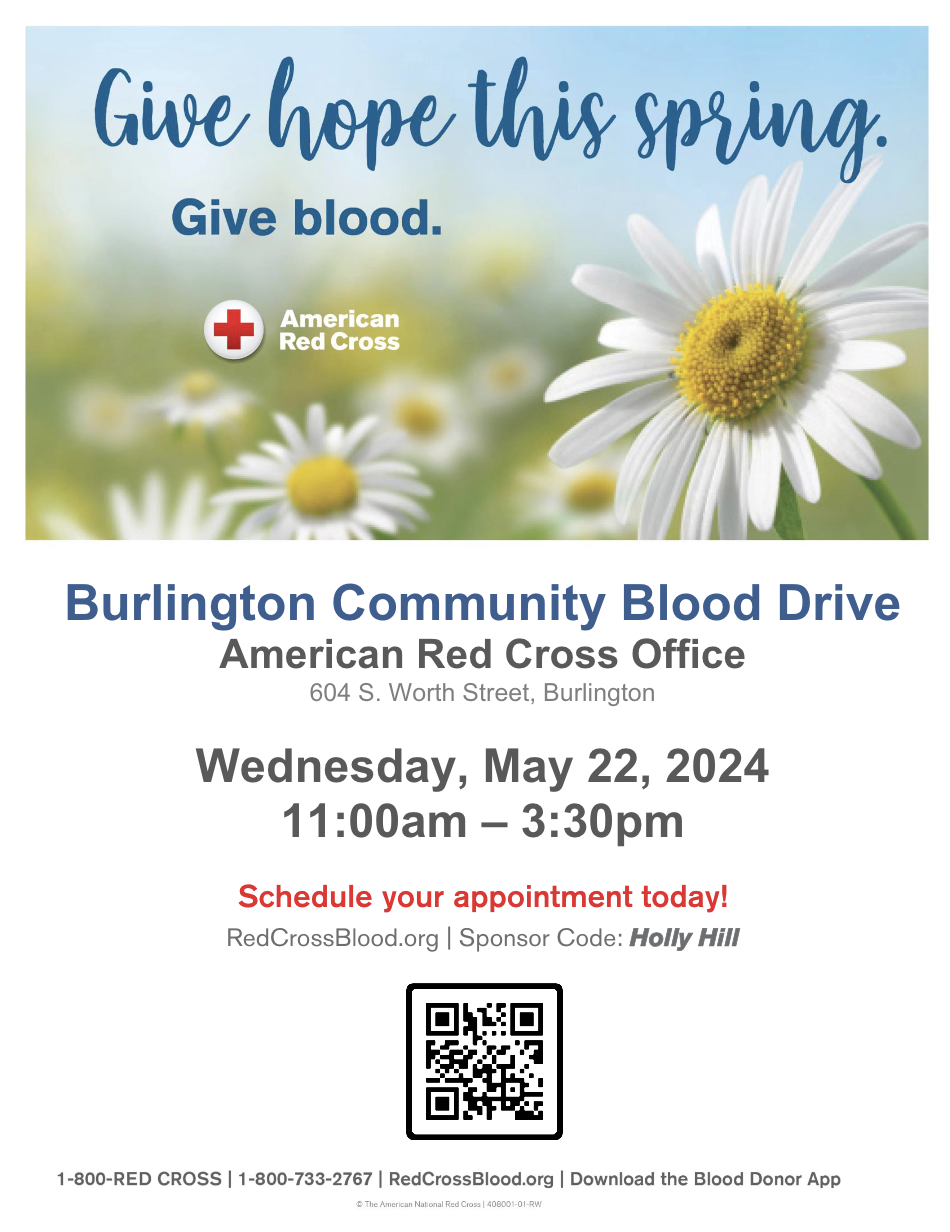 Burlington blood drive