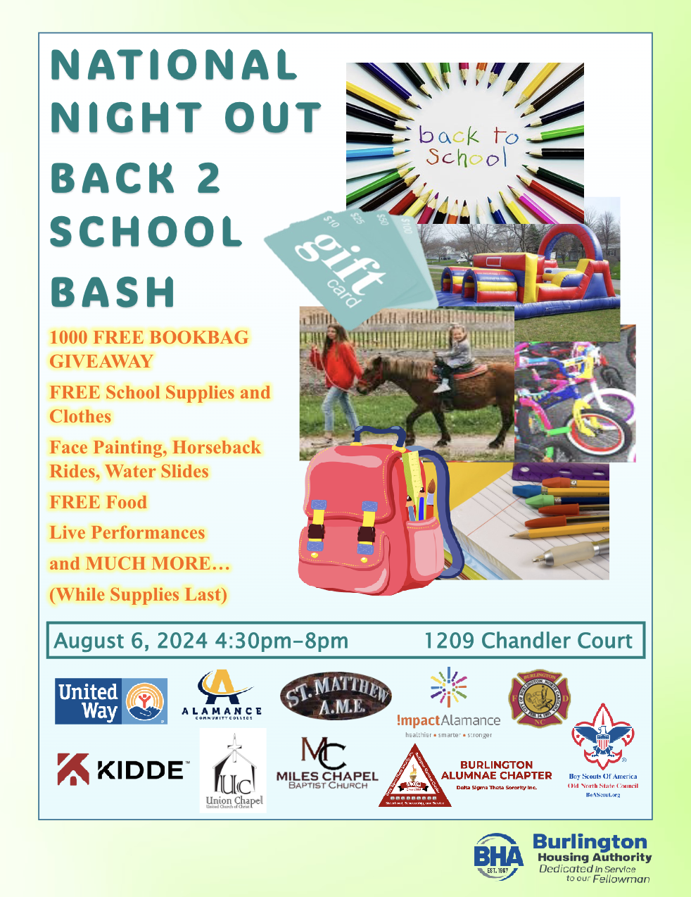 National Night Out/Back to School Bash